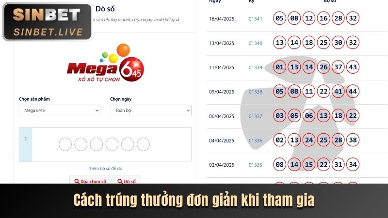 cach trung thuong don gian khi tham gia