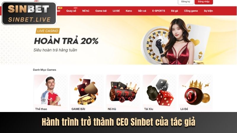 tác giả 29 hanh trinh tro thanh ceo sinbet cua tac gia
