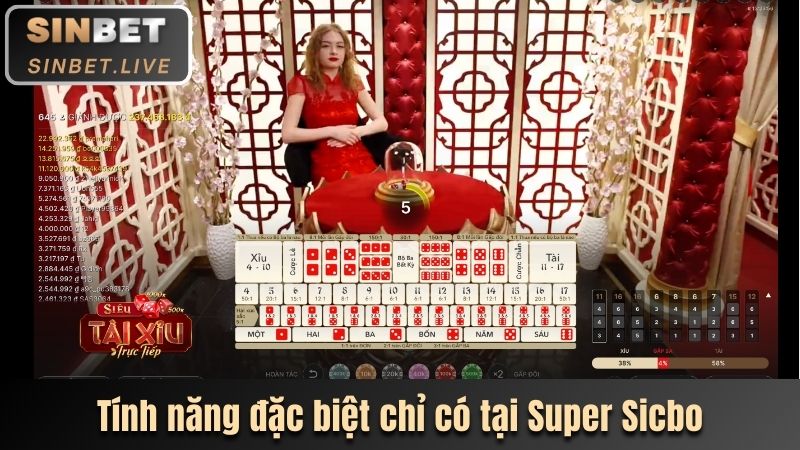 tinh nang dac biet chi co tai super sicbo